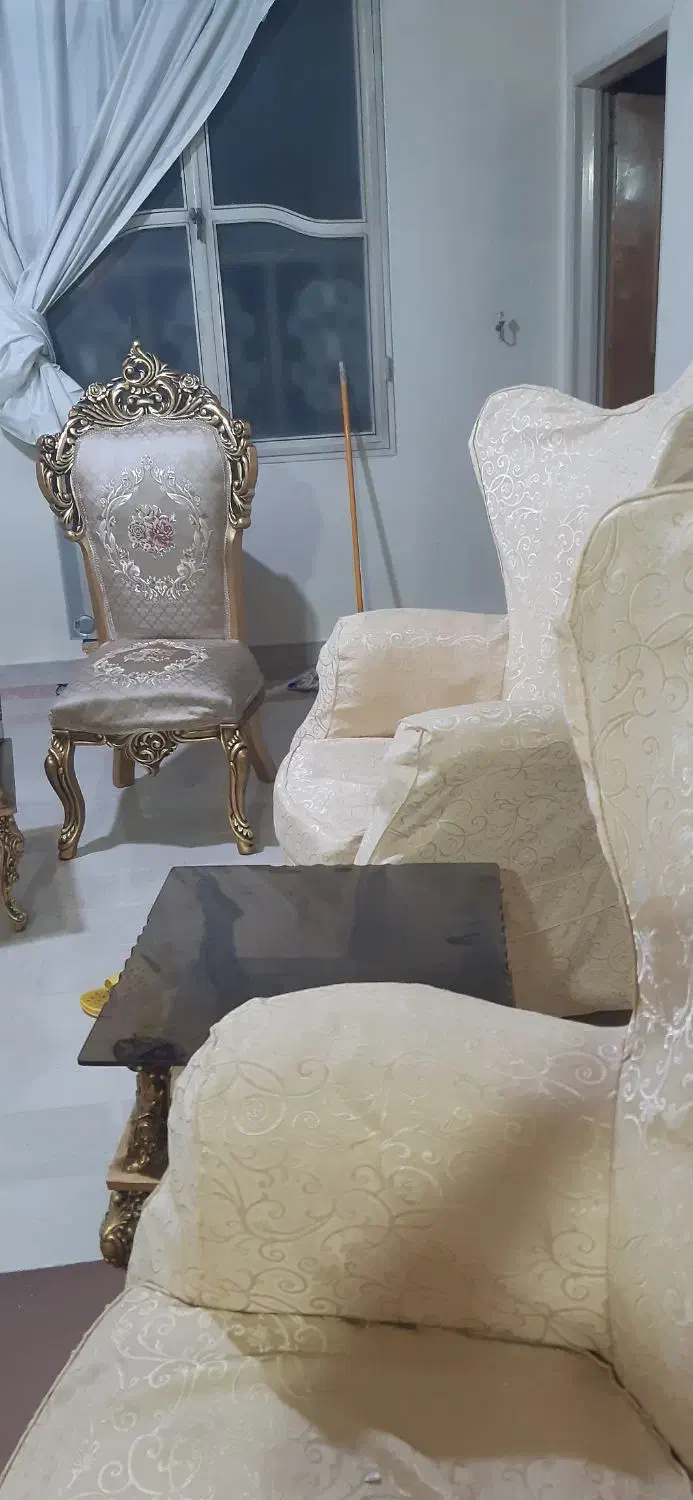 مبل سلطنتی هشت نفره|مبلمان خانگی و میز عسلی|ری, فیروزآبادی|دیوار