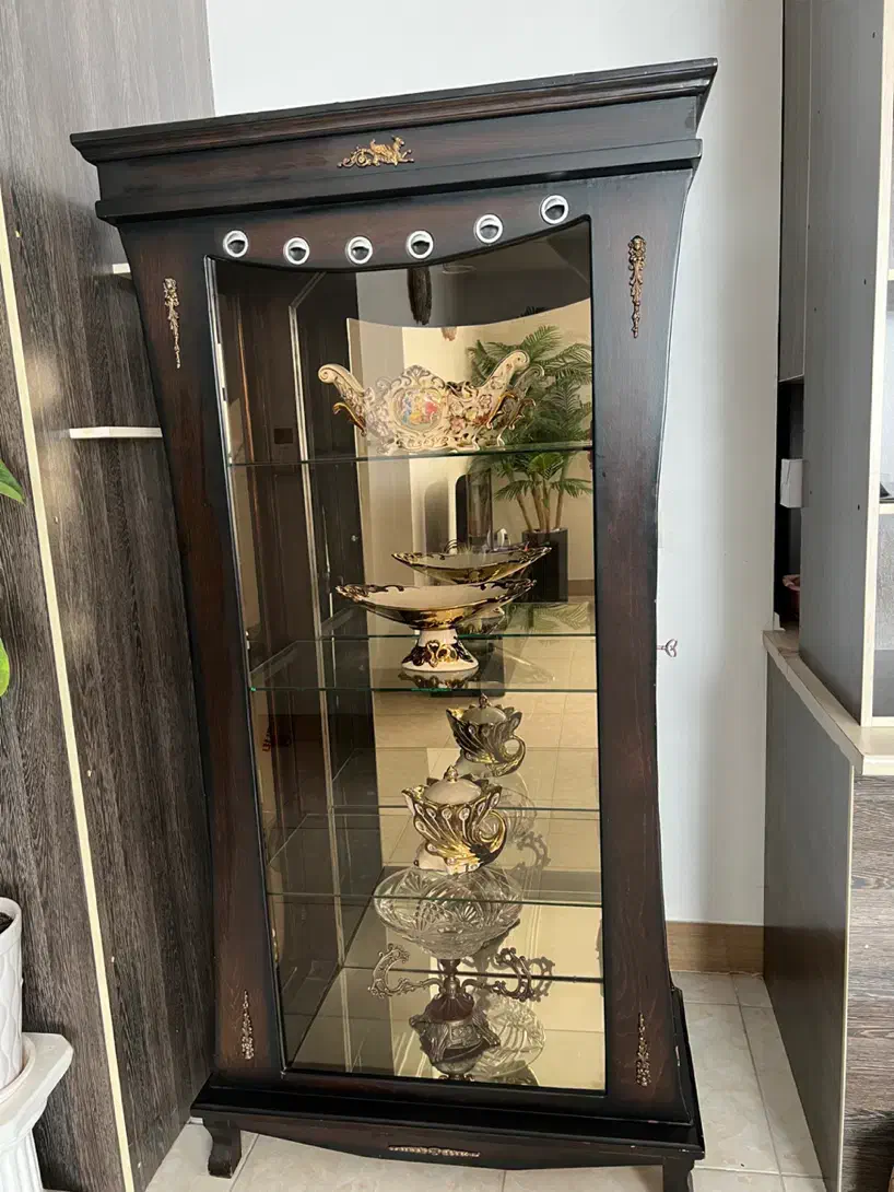 بوفه چوبی|بوفه، ویترین، کنسول|شیراز, زرهی|دیوار