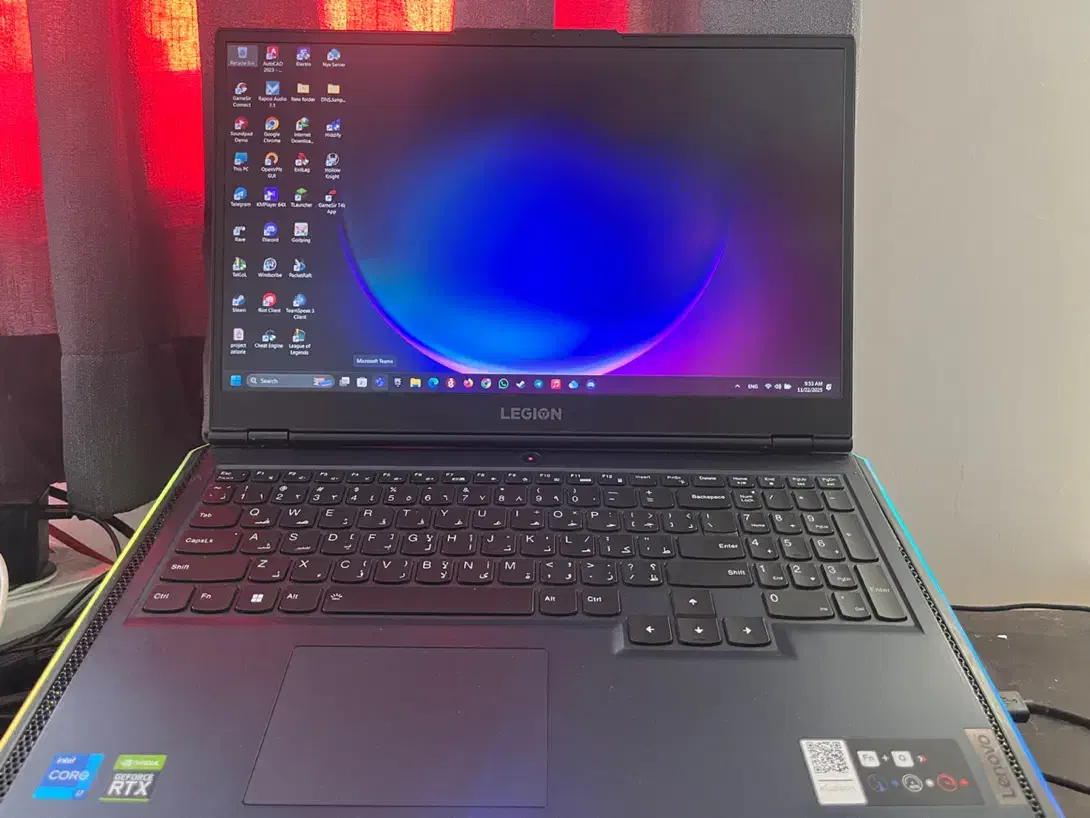 لپتاب گیمینگ lenovo legion5 Rtx3060 فروش فوری|رایانه همراه|تهران, مهرآباد جنوبی|دیوار