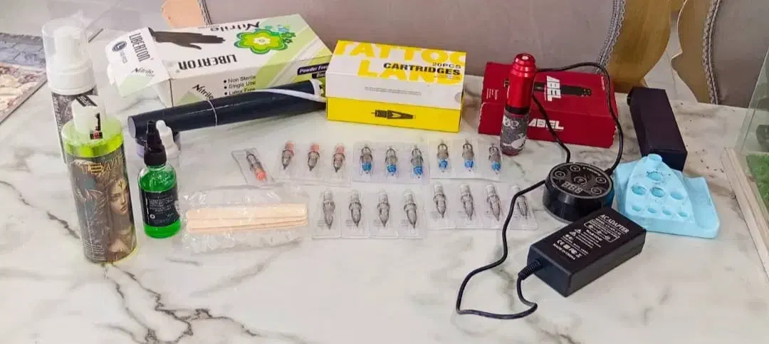 وسایل تتو بدن|آرایشی، بهداشتی، درمانی|بم, |دیوار