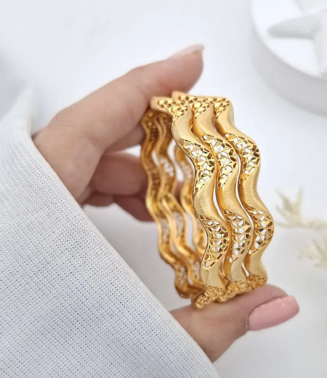 النگو و تک پوش رنگ ثابت کپی طلا|بدلیجات|قم, نیروگاه|دیوار