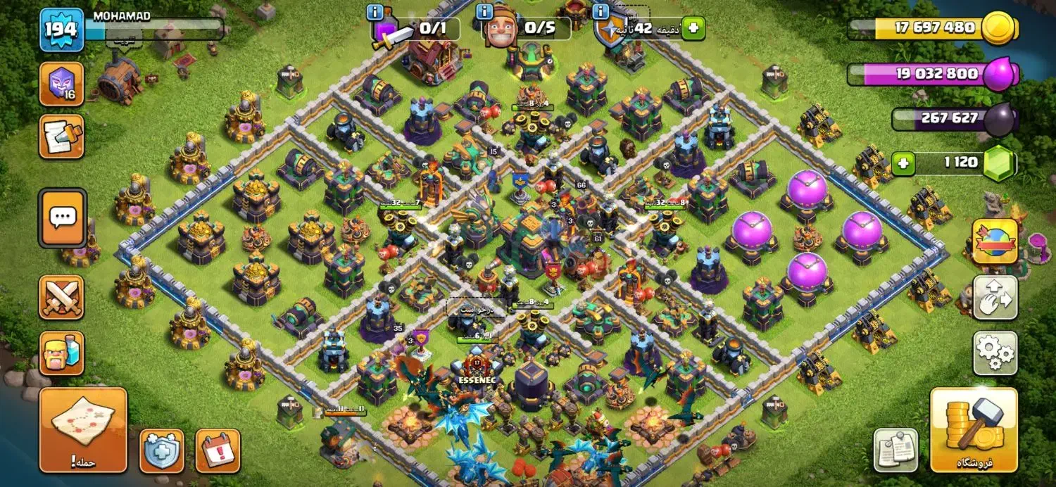 اکانت کلش اف کلنز|کنسول، بازی ویدئویی و آنلاین|پارسآباد, |دیوار