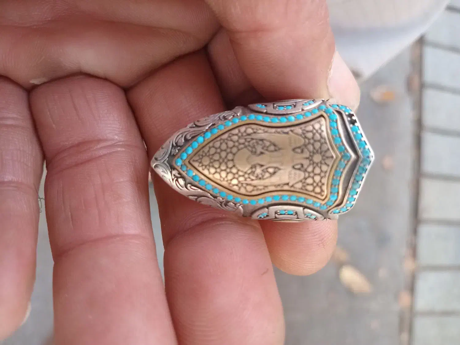 انگشتر زهگیر|کلکسیون اشیاء عتیقه|قم, ارم|دیوار