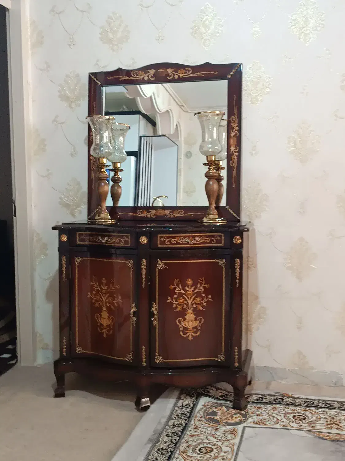 آینه کنسول|بوفه، ویترین، کنسول|الیگودرز, |دیوار