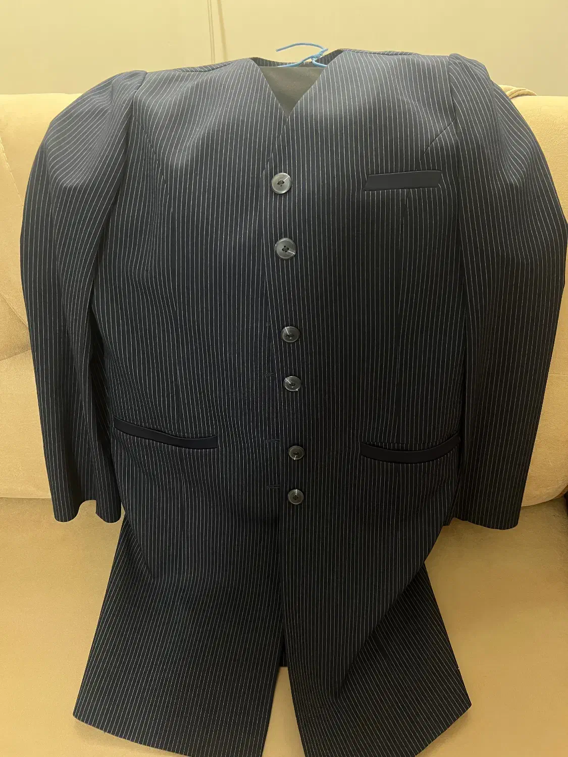 مانتو شلوار اداری سورمه ای|لباس|قزوین, |دیوار