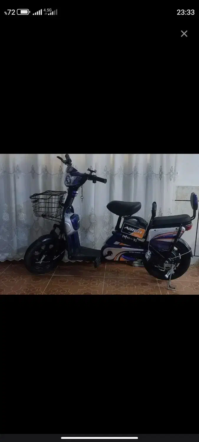 دوچرخه برقی درحد نو و تمیز|دوچرخه، اسکیت، اسکوتر|اهواز, باغ شیخ|دیوار