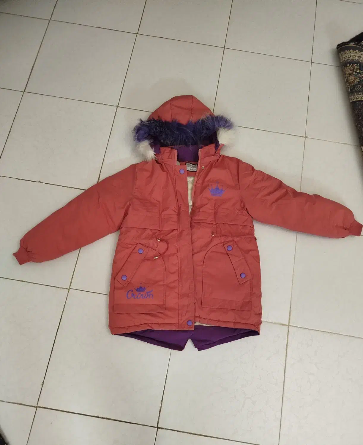 کاپشن دخترانه|کفش و لباس بچه|ابهر, |دیوار