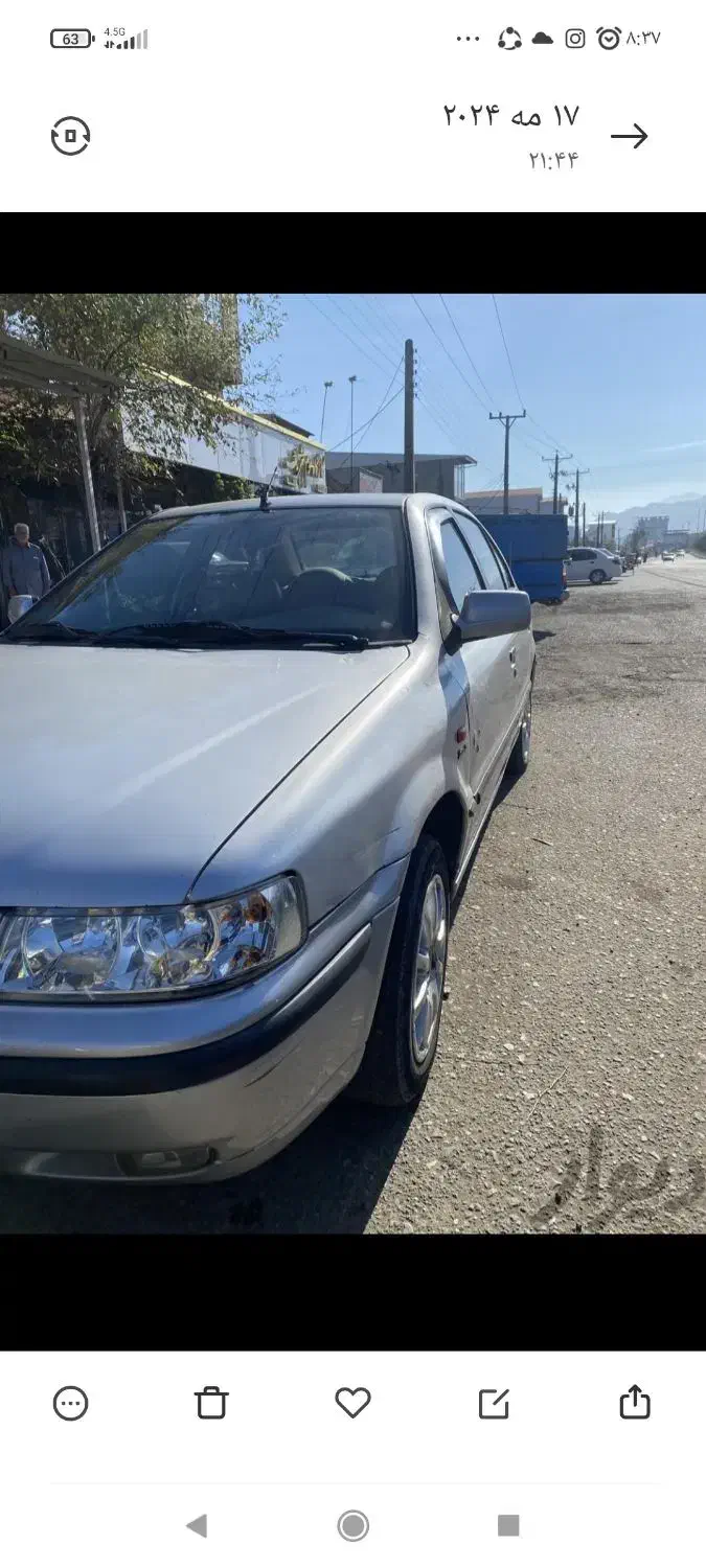 سمند سالم ب شرط|خودرو سواری و وانت|رضوانشهر, |دیوار