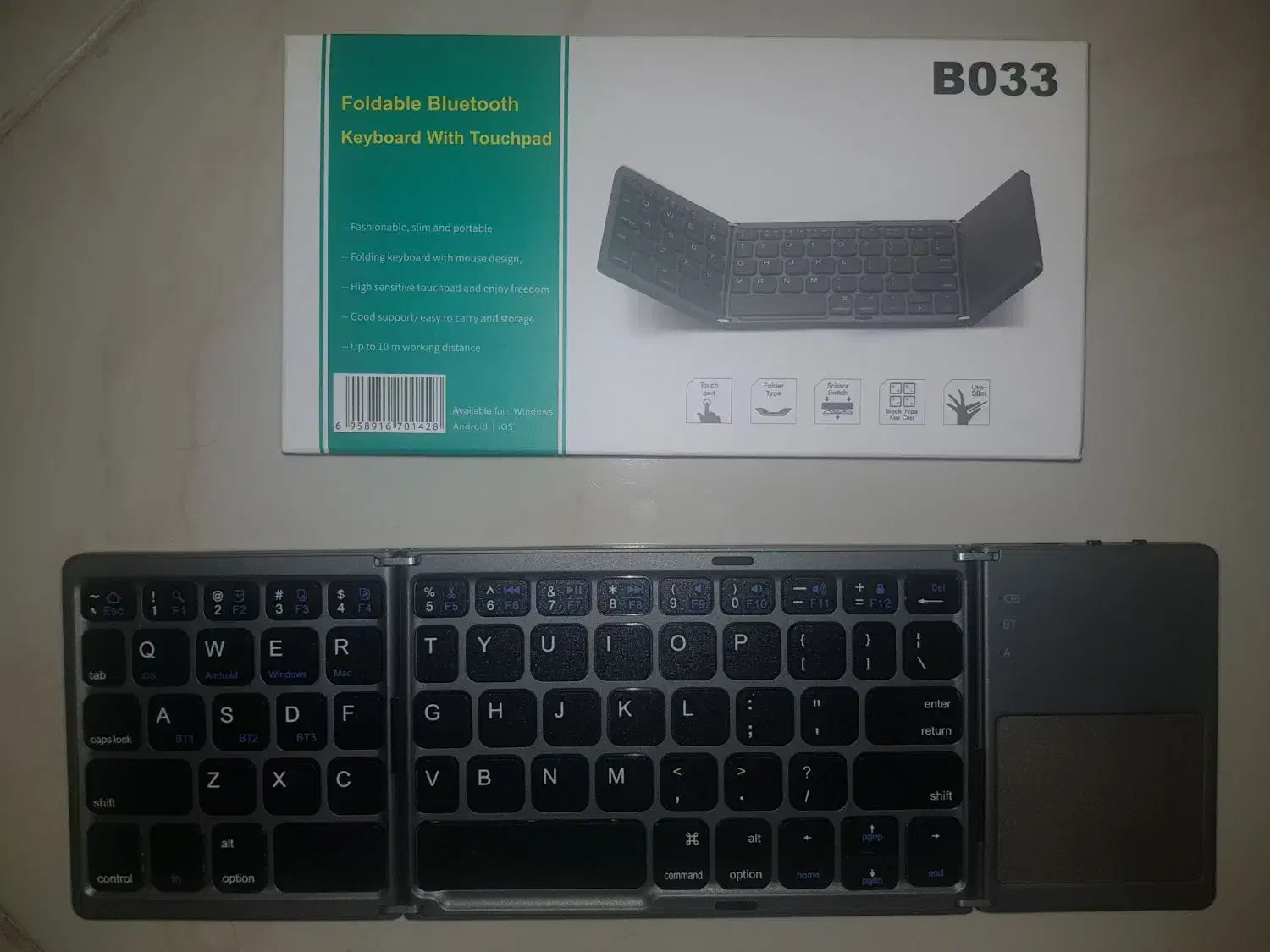 کیبورد تاشو B033|قطعات و لوازم جانبی رایانه|قم, زنبیل آباد|دیوار