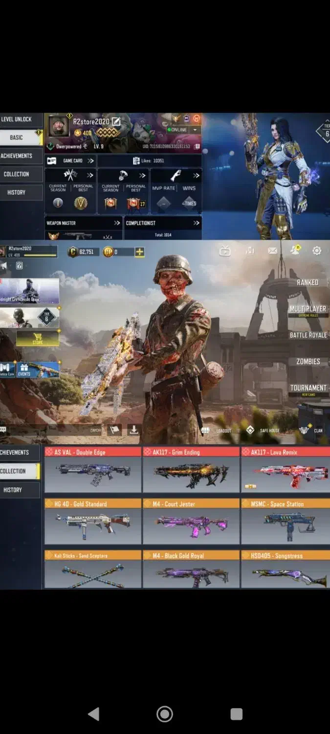 اکانت کالاف تک سیو به شرط|کنسول، بازی ویدئویی و آنلاین|گرگان, |دیوار