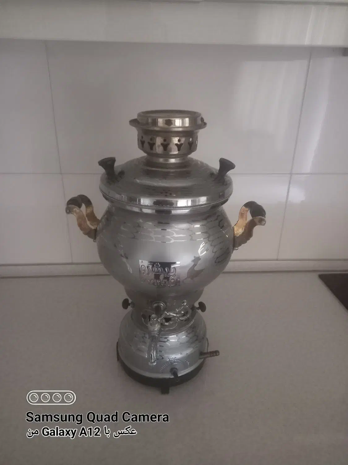 سماور گازی .۱۰لیتری تمیزوسالم وقابل استفاده|سماور، چای‌ساز، قهوه‌ساز|اردبیل, |دیوار