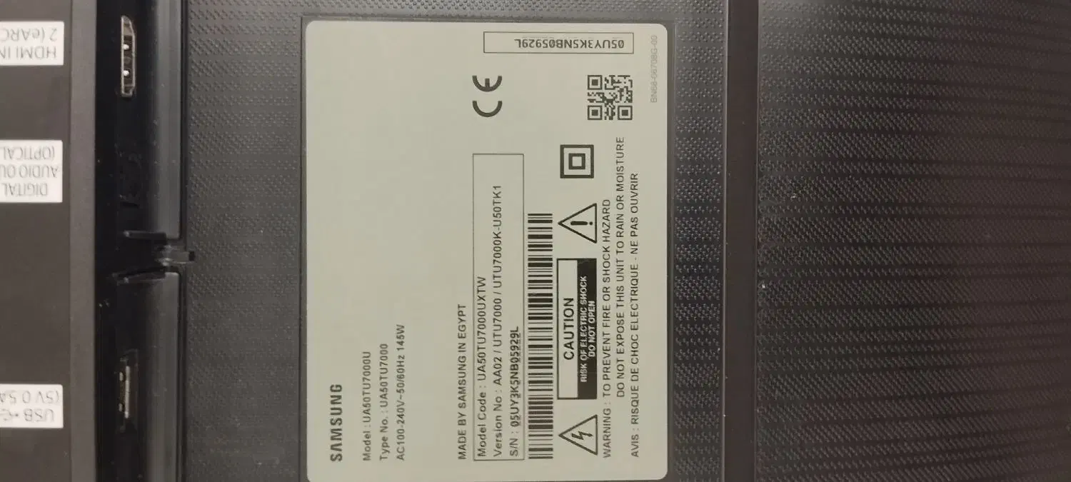 ال ای دی سامسونگ ۵۰ اینچ سری ۷۰۰۰|تلویزیون و پروژکتور|مشهد, شاهد (شهرک غرب)|دیوار