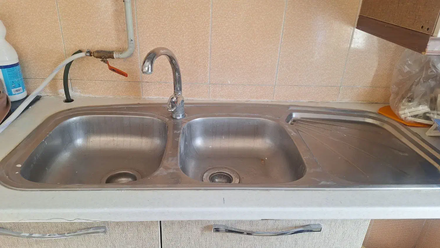 سینک و هود|آب‌چکان و نظم‌دهنده ظروف|زنجان, |دیوار