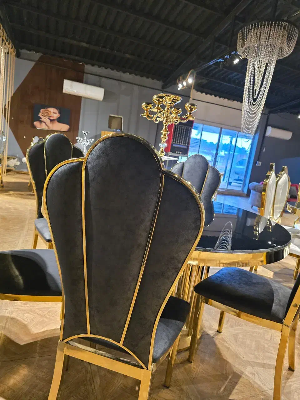 صندلی صدفی تالار|میز و صندلی غذاخوری|احمدآبادمستوفی, |دیوار