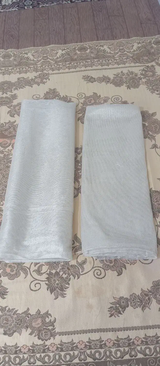 پرده لمه دار توری هفت رنگ|پرده، رانر، رومیزی|نسیمشهر, |دیوار