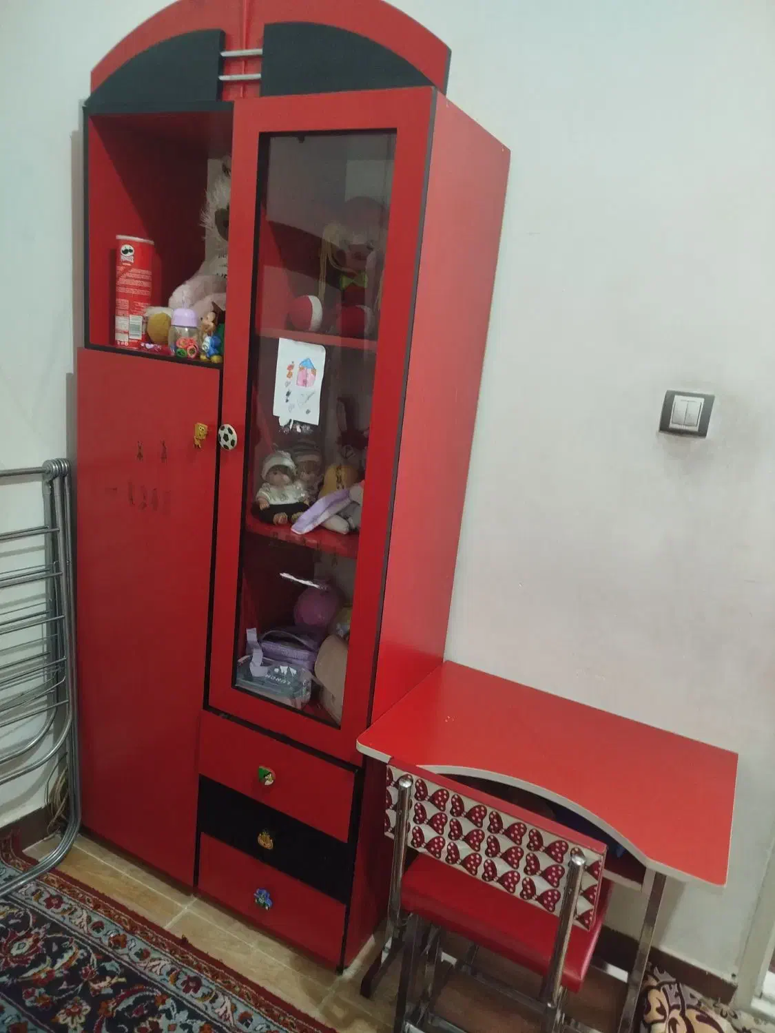 میز تحریر کودک سفارشی ب همراه بوفه|میز تحریر و کامپیوتر|تبریز, |دیوار