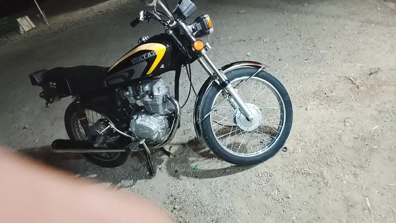 متور 125 گیربکس پنج دنده روش انداختم متور بدون خر|موتورسیکلت|چاه مرید, |دیوار