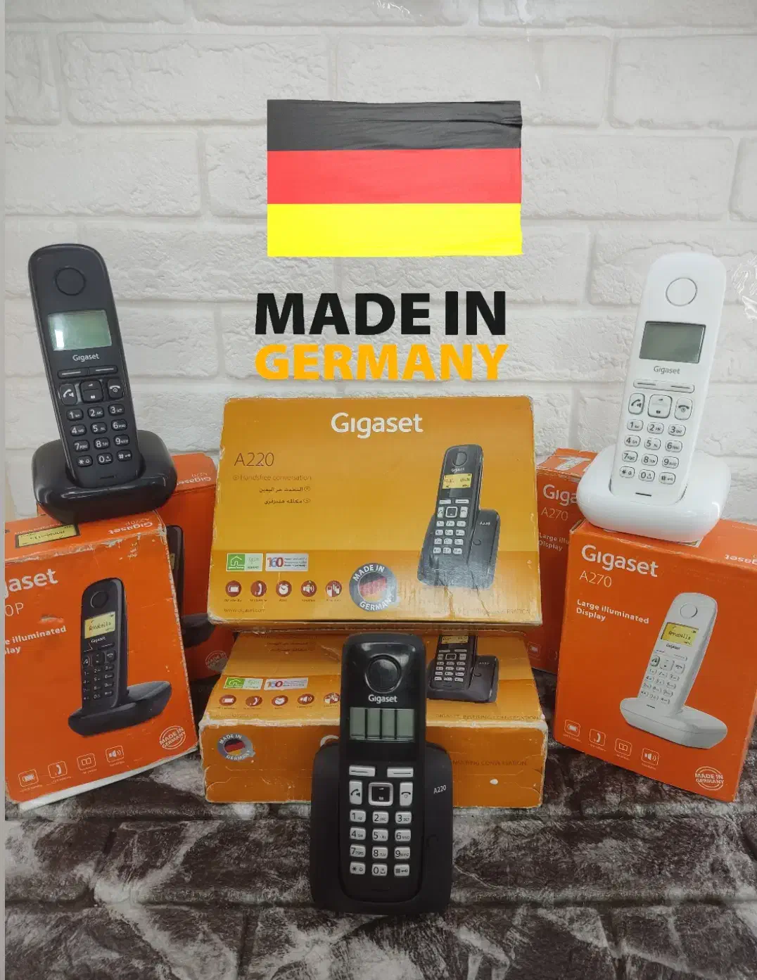 فروش تلفن بیسیم گیگاست A270 آلمانی اصل|تلفن رومیزی|تهران, جی|دیوار