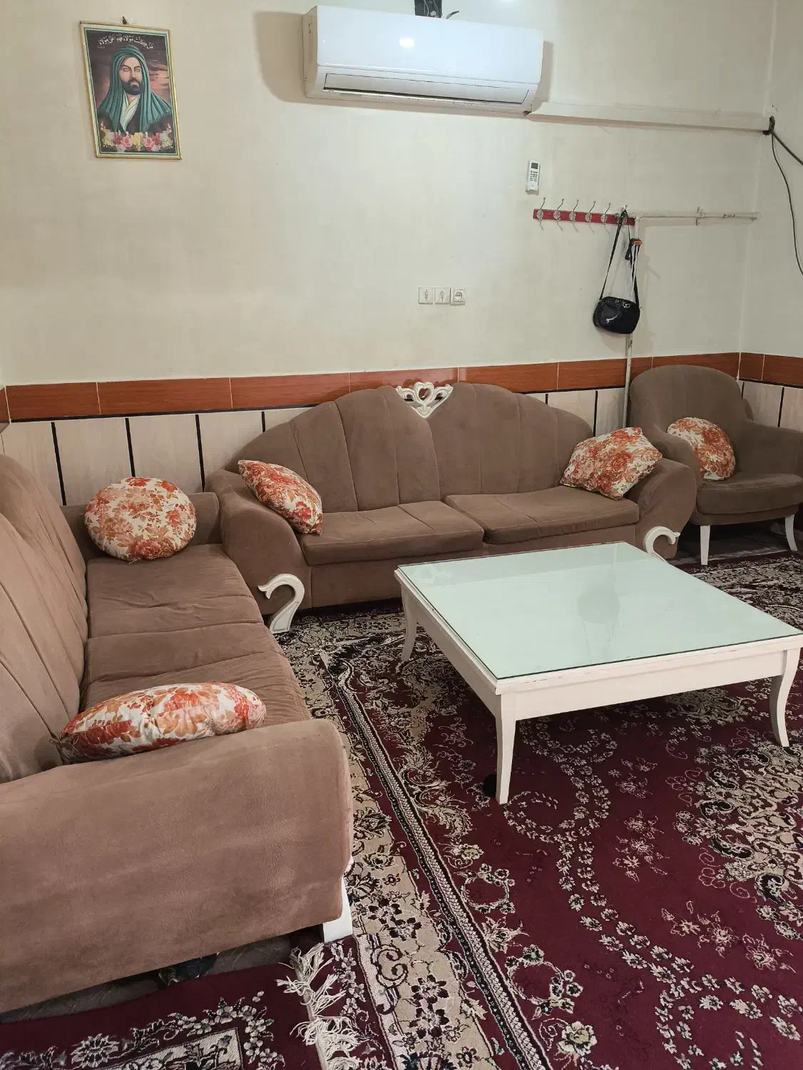مبلمان 7 نفره راحتی|مبلمان خانگی و میز عسلی|اهواز, اسلام آباد شرقی|دیوار