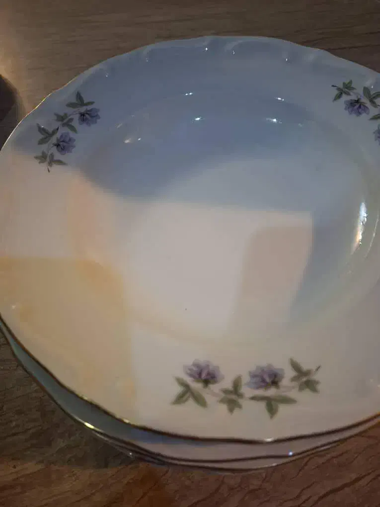 بشقاب غذا خوری چینی قدیمی ۵ عدد|ظروف سرو و پذیرایی|ارومیه, |دیوار