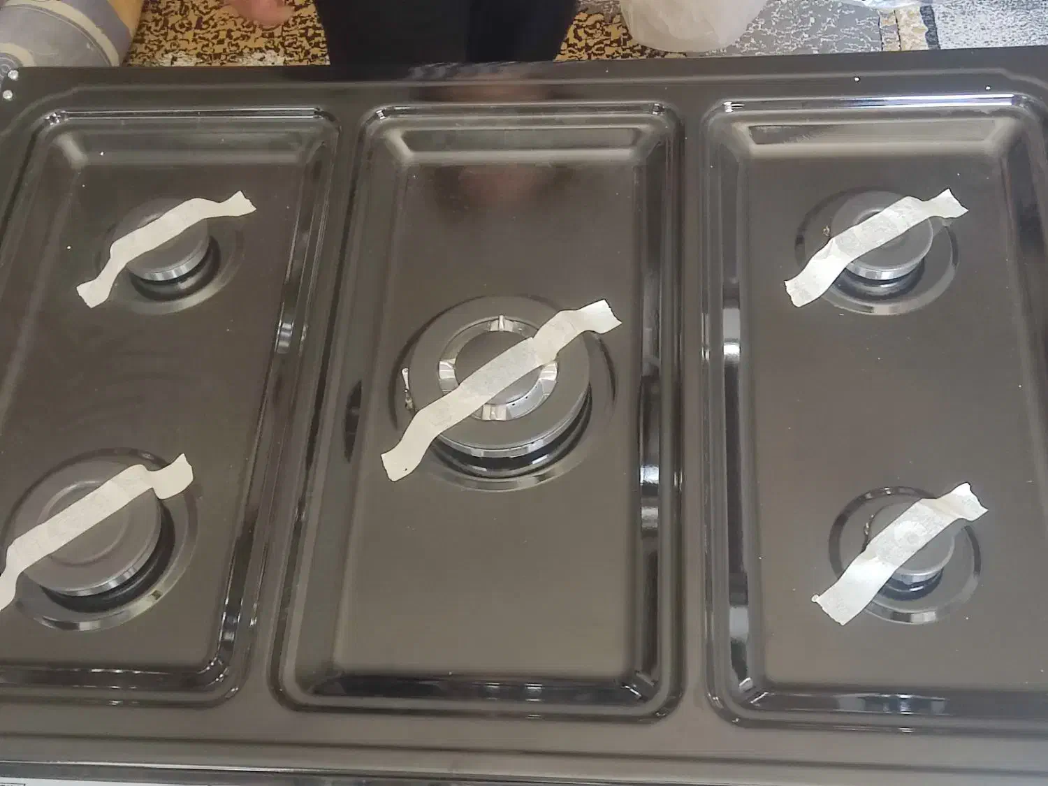 گاز طرح فر 5شعله|اجاق گاز و لوازم برقی پختوپز|جره و بالاده, |دیوار