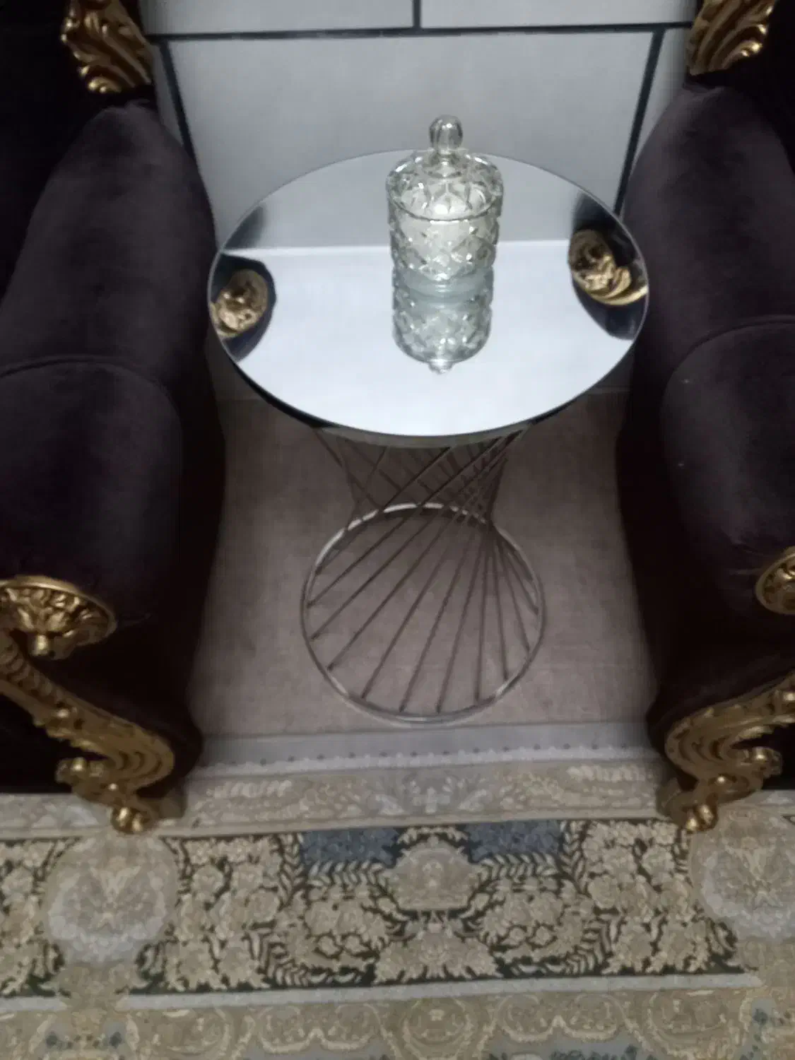 میز عسلی سه تایی فلزی|مبلمان خانگی و میز عسلی|قزوین, |دیوار