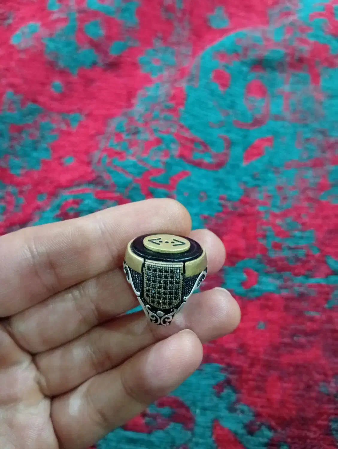 انگشتر نقره 925 وزن بالا مدل بی نظیر|جواهرات|سقز, |دیوار