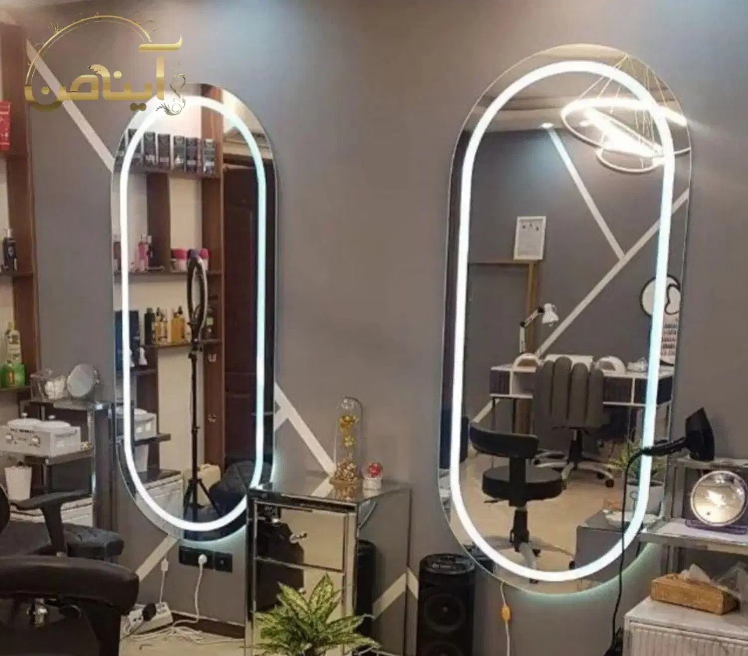 آینه آرایشگاه و مزون قدی تولیدی مشهد|آینه|مشهد, حجت|دیوار