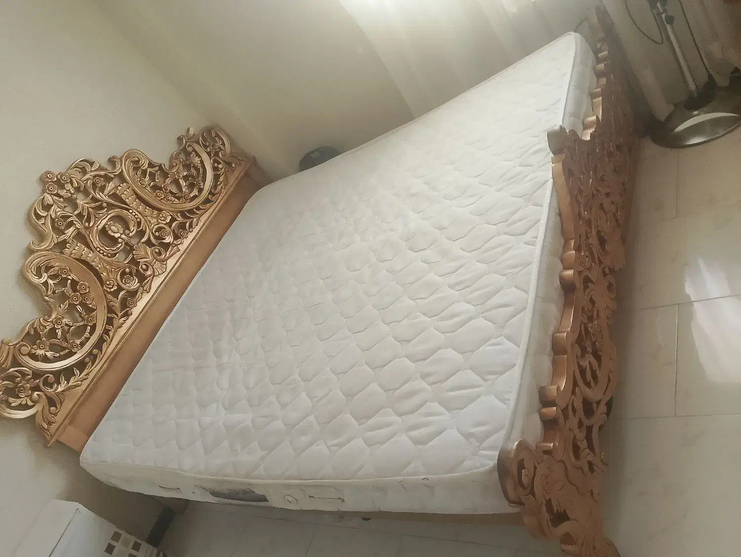 سرویس خواب دونفر همراه با تشک جک|تخت و سرویس خواب|پرند, فاز ۶|دیوار