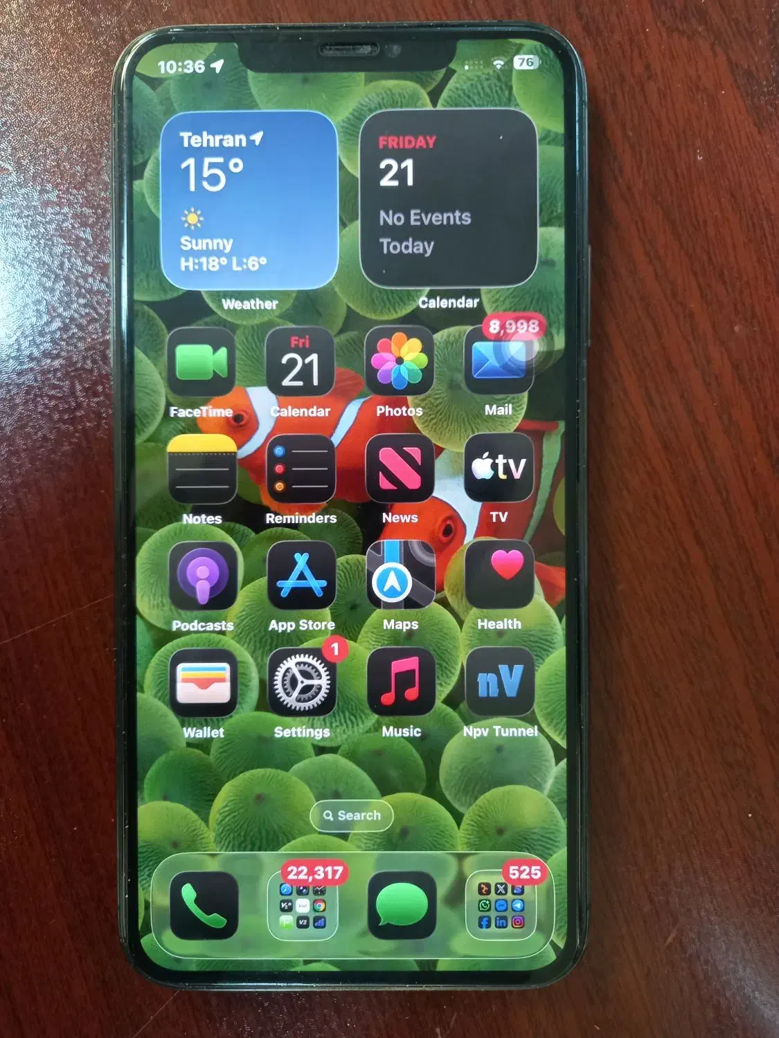 ایفون ۱۱ پرو مکس ۲۵۶ گیگ laa|موبایل|تهران, فلاح|دیوار