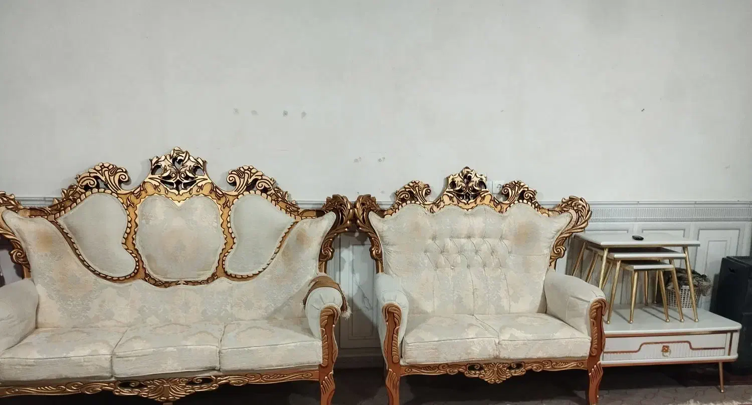 مبل سلطنتی|مبلمان خانگی و میز عسلی|فامنین, |دیوار