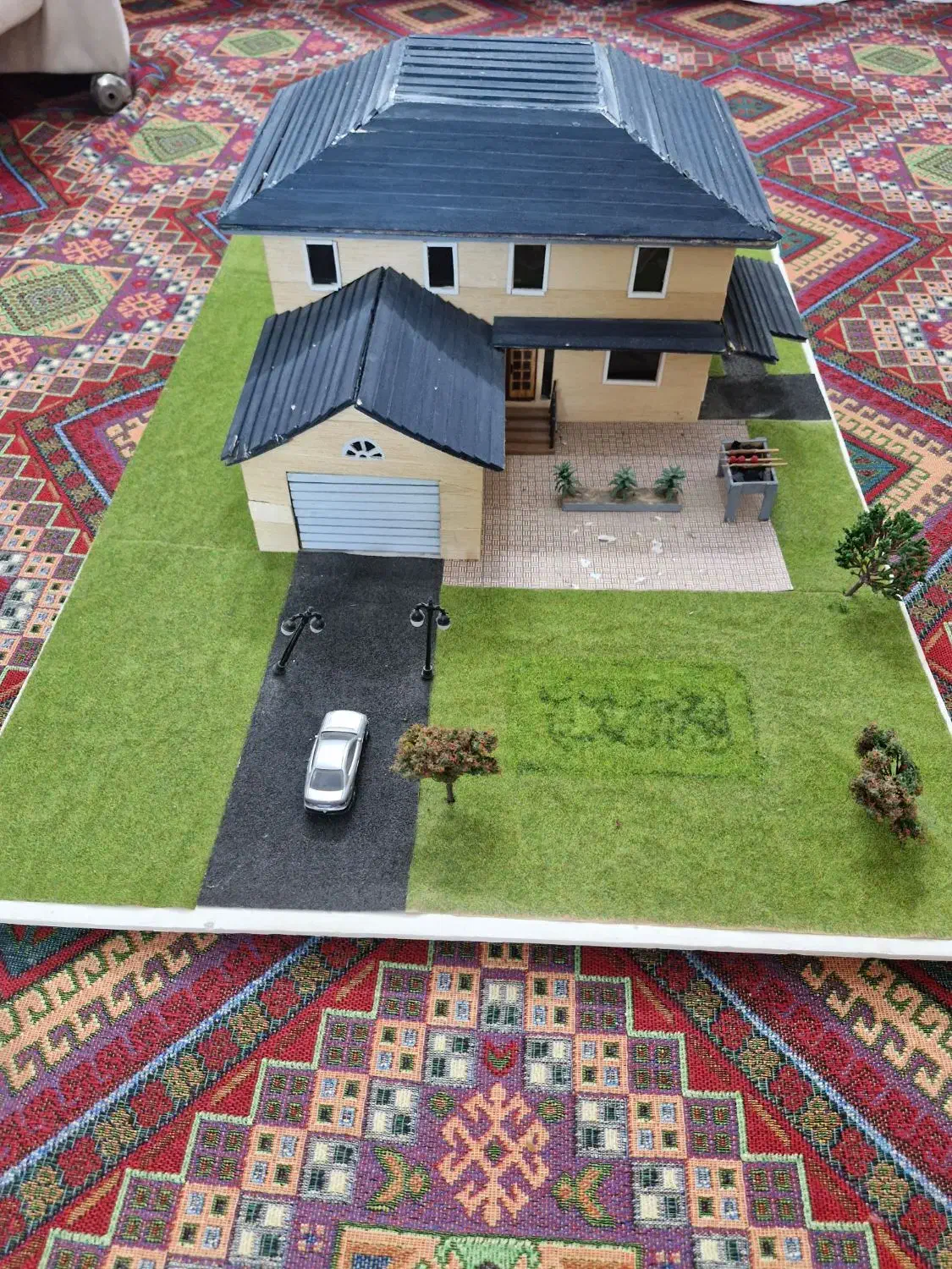 ماکت معماری خانه ویلایی|مجسمه، تندیس، ماکت|قدس, شهر‌قدس|دیوار