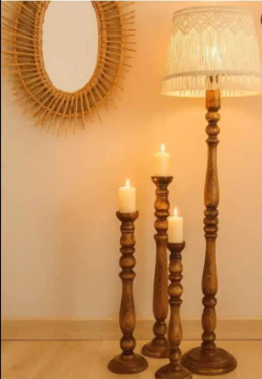 جاشمعی سه تیکه|چراغ خواب و آباژور|کوچصفهان, |دیوار