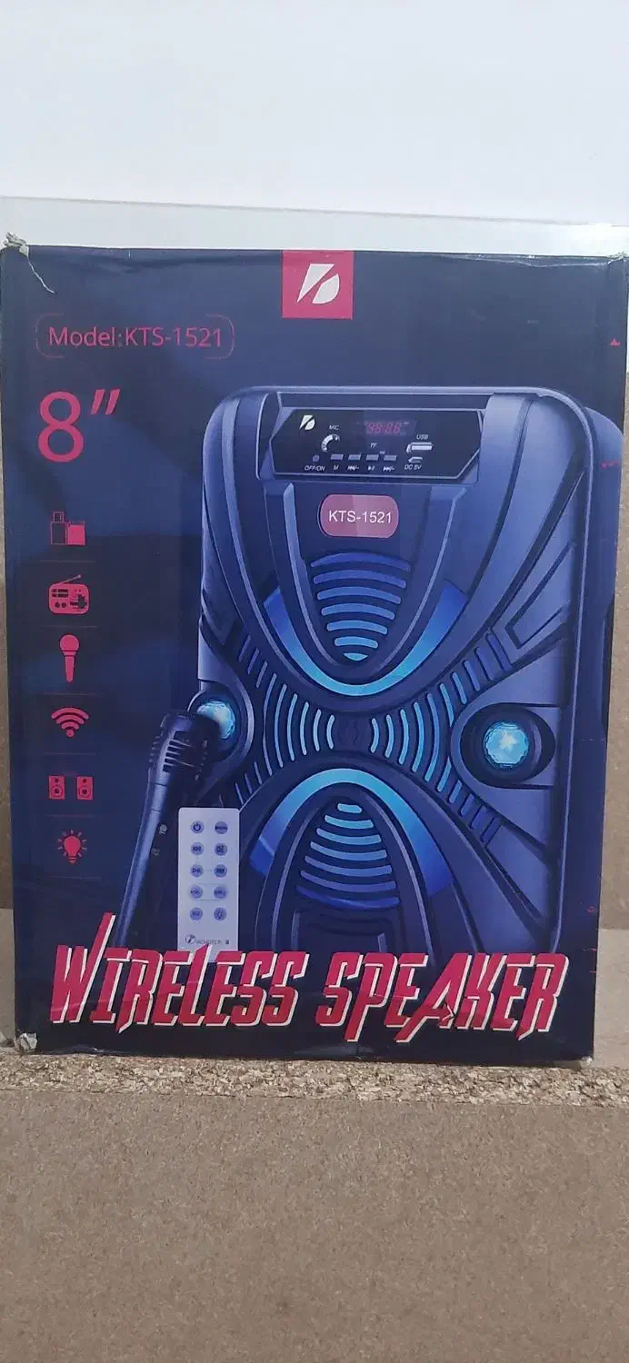 اسپیکر KTS-1521|پخشکننده همراه|مراوه, |دیوار