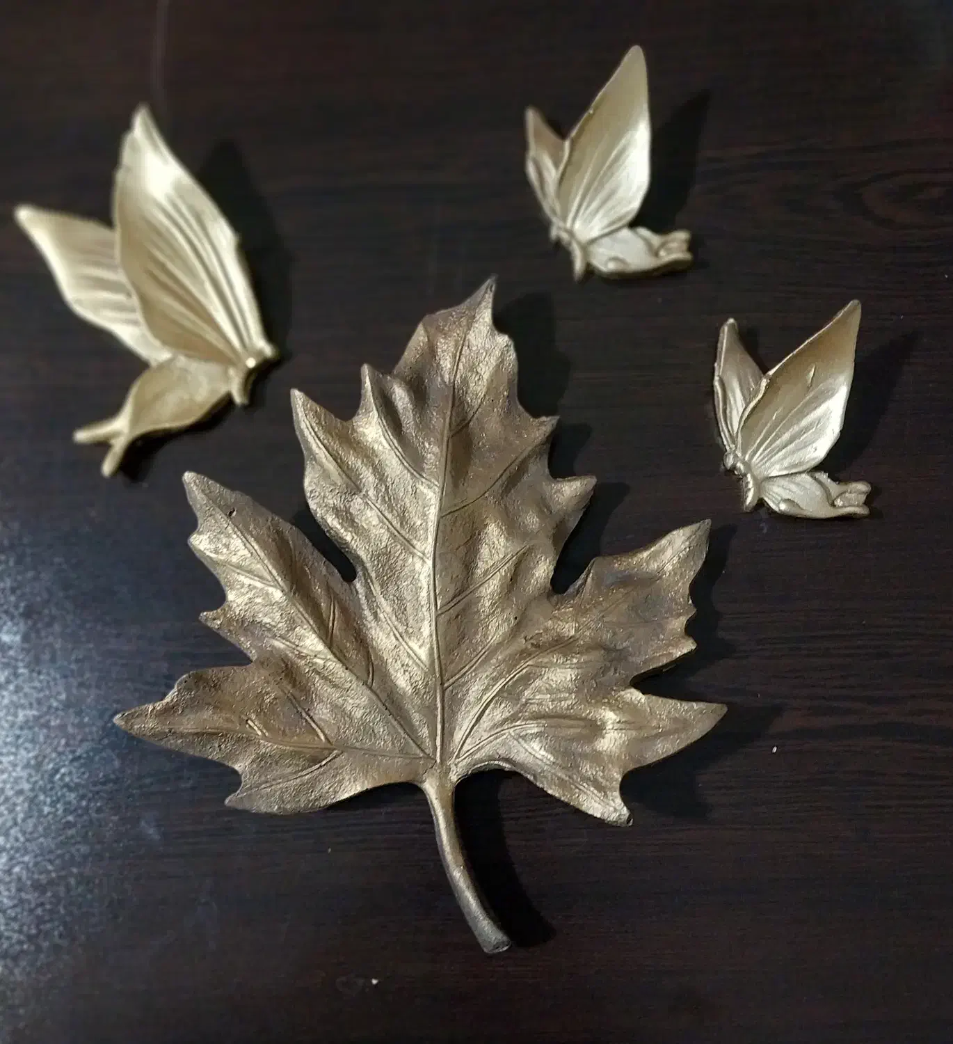 دیوار کوب برگ و پروانه|صنایع دستی و سایر لوازم تزئینی|محمدشهر, محمدشهر|دیوار