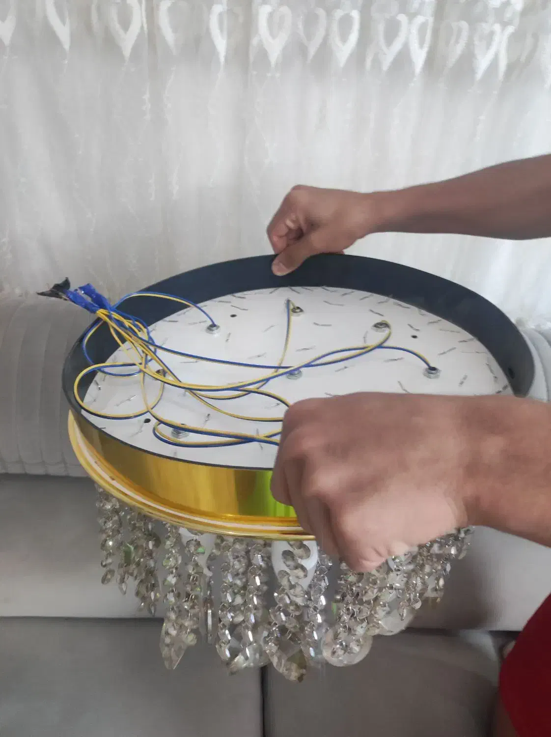 لوستر|لوستر و چراغ آویز|بروجرد, |دیوار