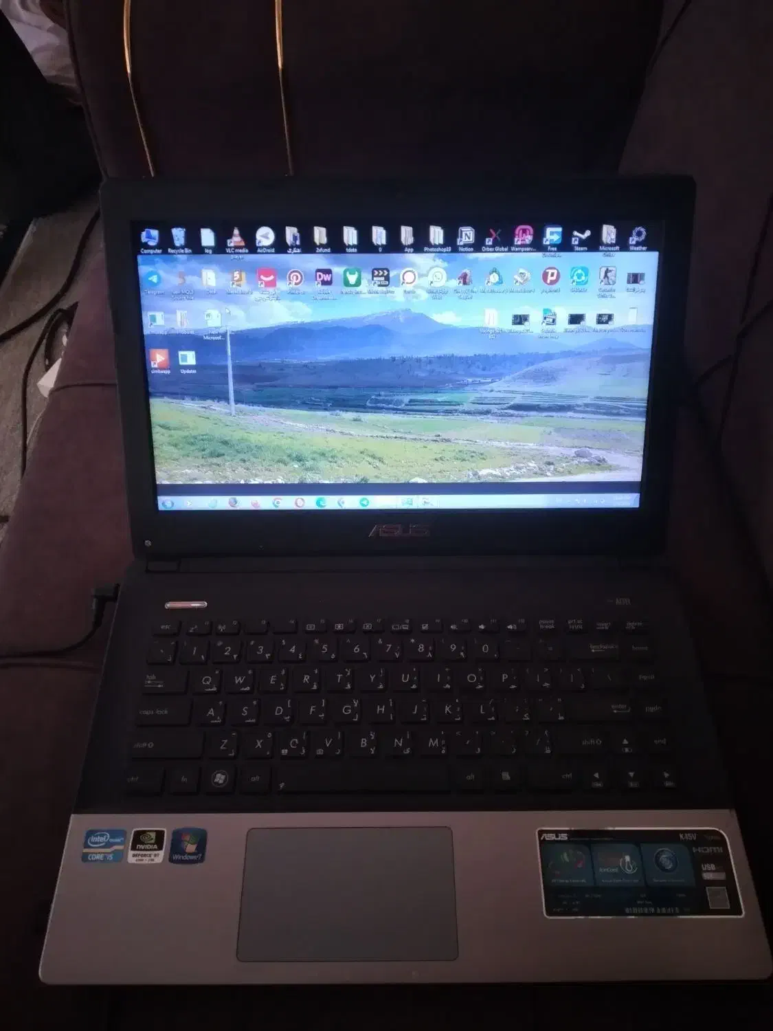 لپ‌تاپ Asus K45V Core i5|رایانه همراه|ایلام, |دیوار
