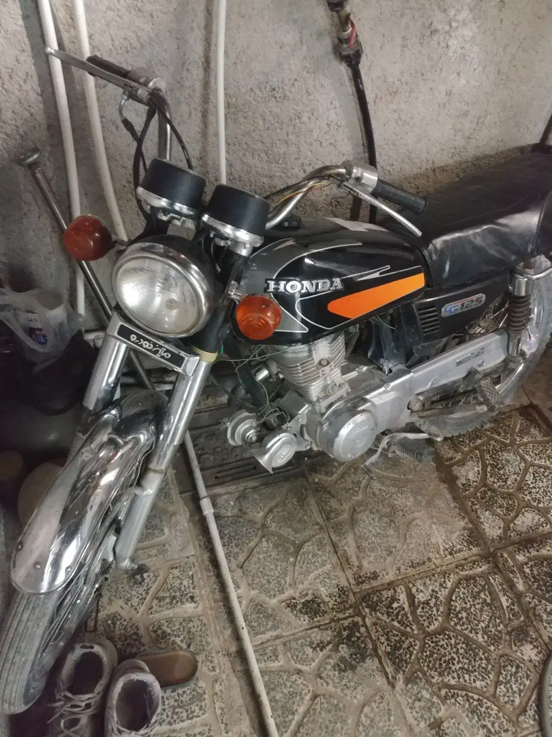 موتور 125 هوندا مزایده|موتورسیکلت|کرمانشاه, |دیوار