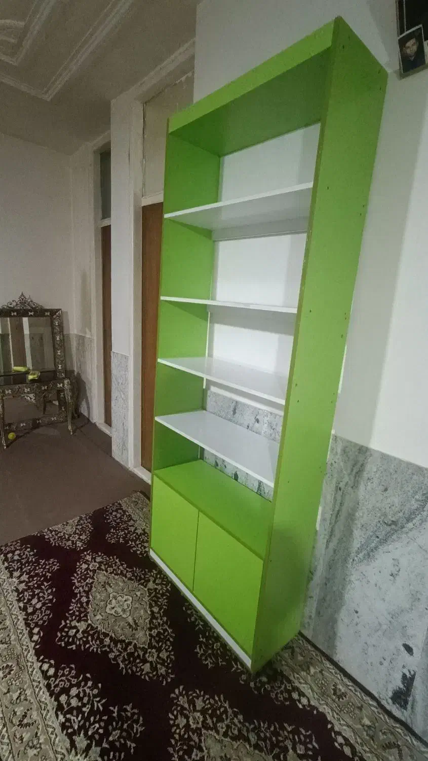 کمدو کتابخانه|کتابخانه، شلف، قفسههای دیواری|اسفراین, |دیوار