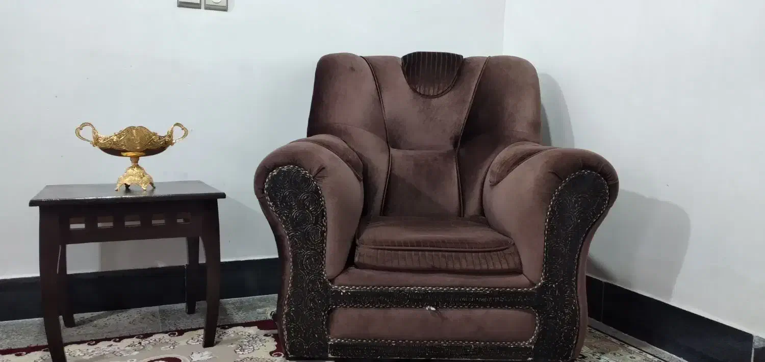 مبل هفت نفره کاملا سالم،فروش فوری|مبلمان خانگی و میز عسلی|پلدختر, |دیوار