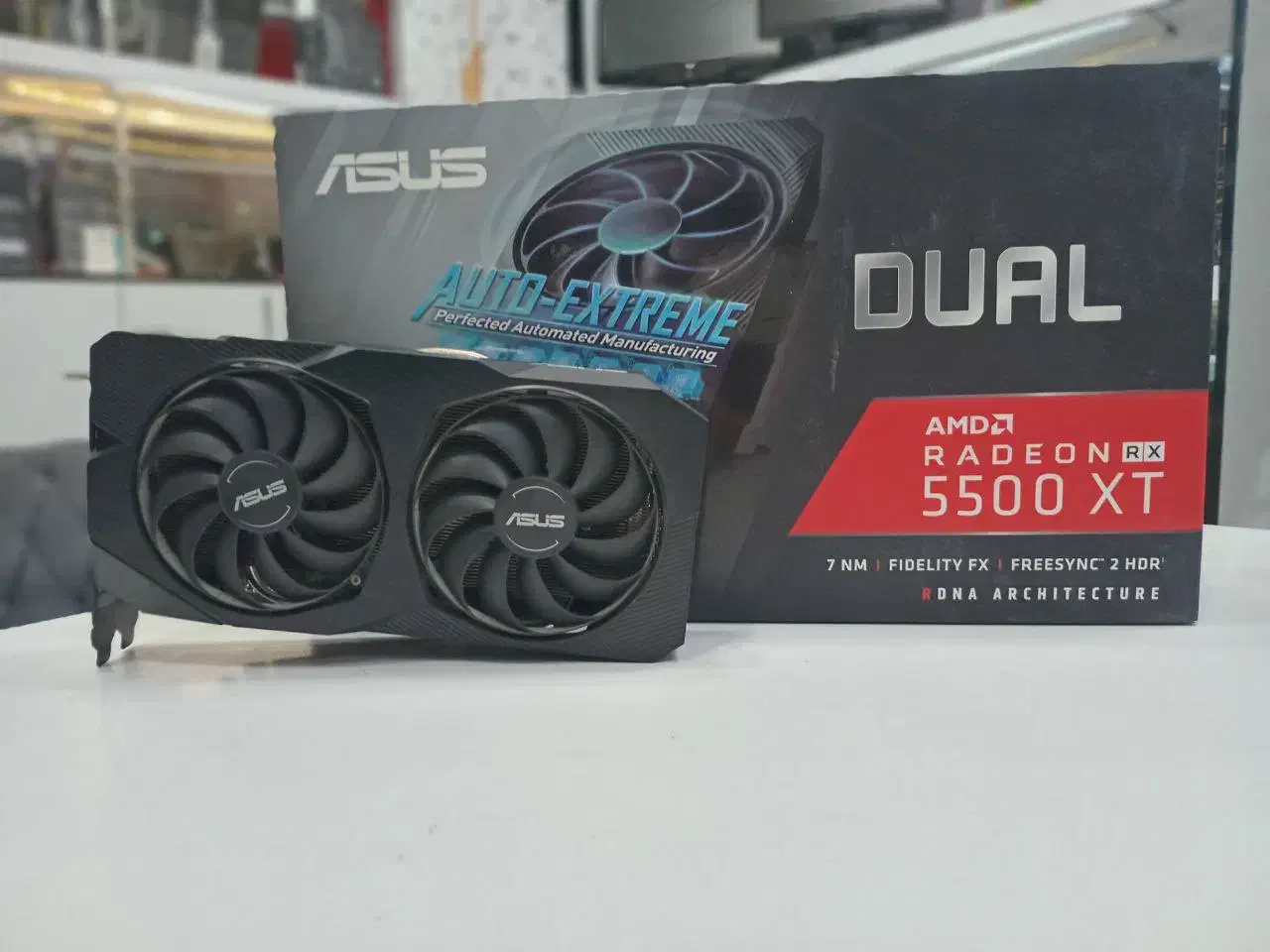 گرافیک ASUS DUAL RX 5500XT 8GB|قطعات و لوازم جانبی رایانه|مشهد, ارشاد|دیوار
