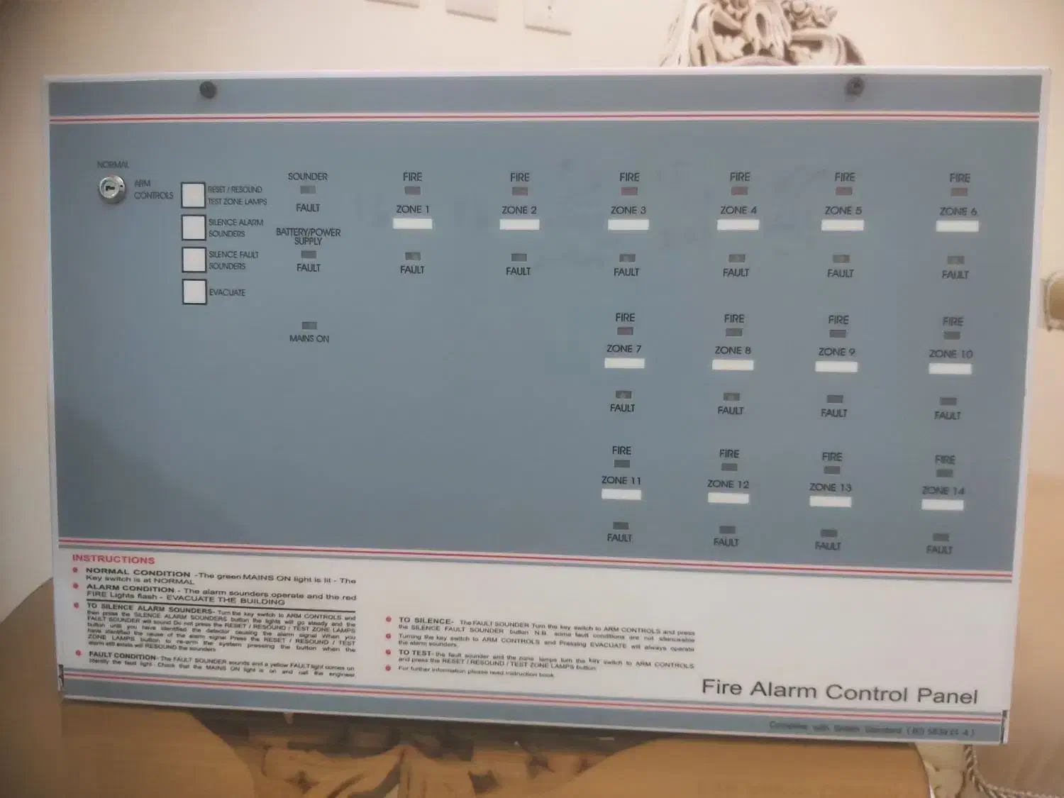 پنل اعلام حریق ۱۴زون آساک|مصالح و تجهیزات ساختمان|مشهد, فلسطین|دیوار