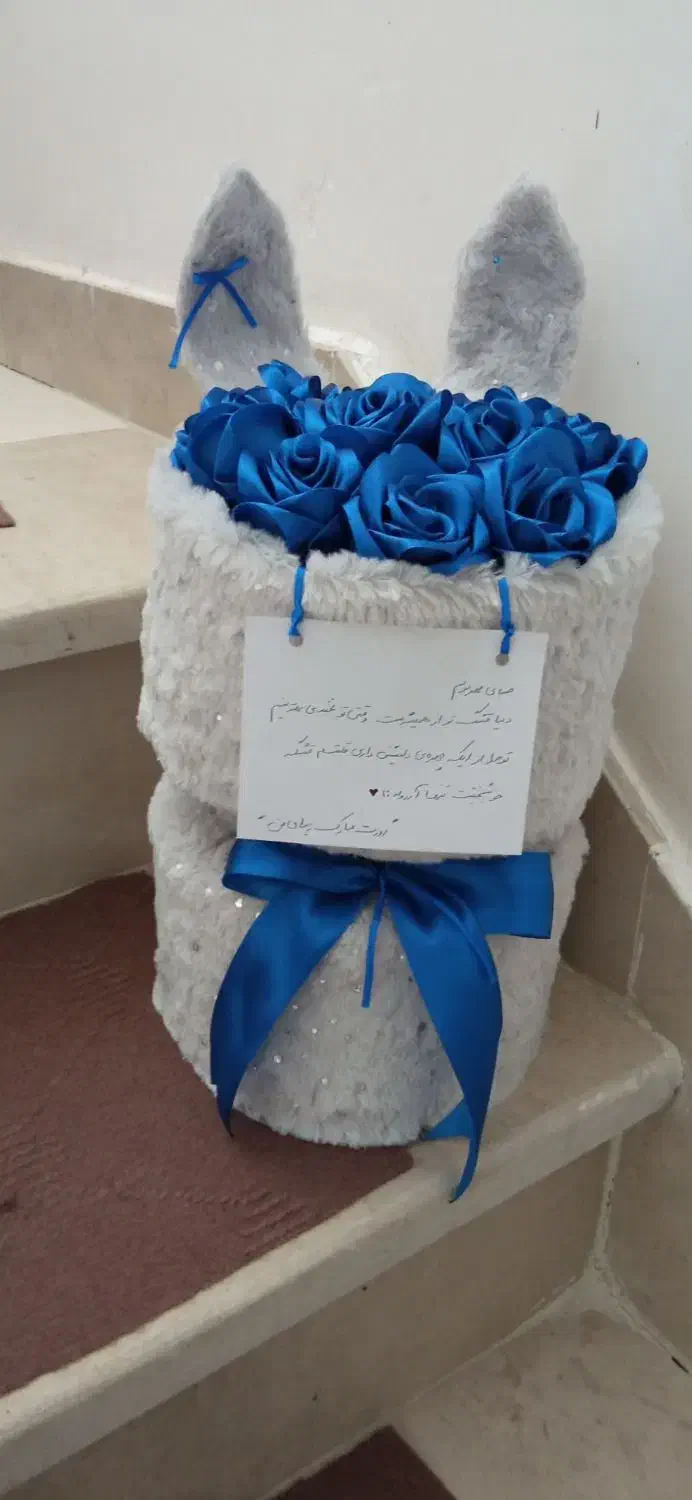 هدیه ماندگار روبانی|گل مصنوعی|اردبیل, |دیوار