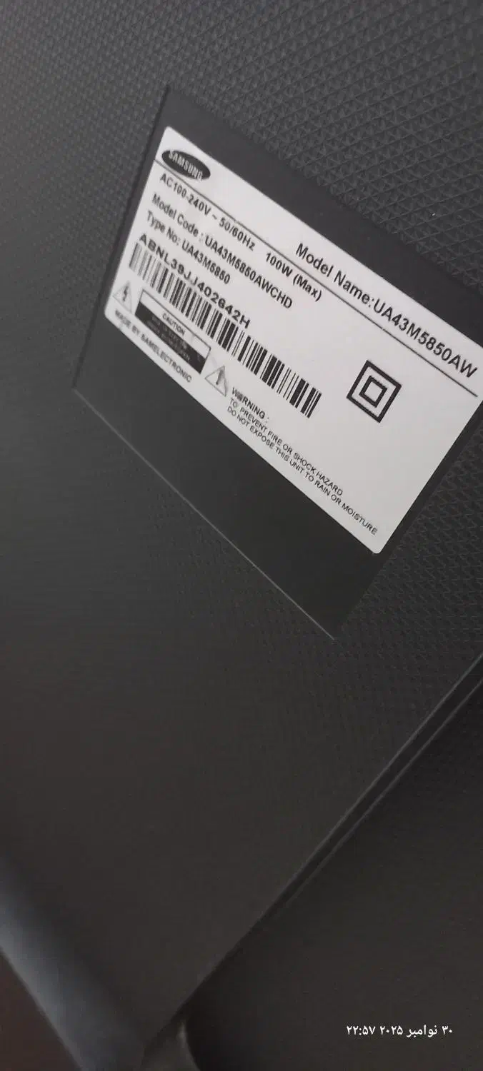 سامسونگ ال ای دی ۴۳|تلویزیون و پروژکتور|مشهد, ادیب نیشابوری (شهرک غرب)|دیوار