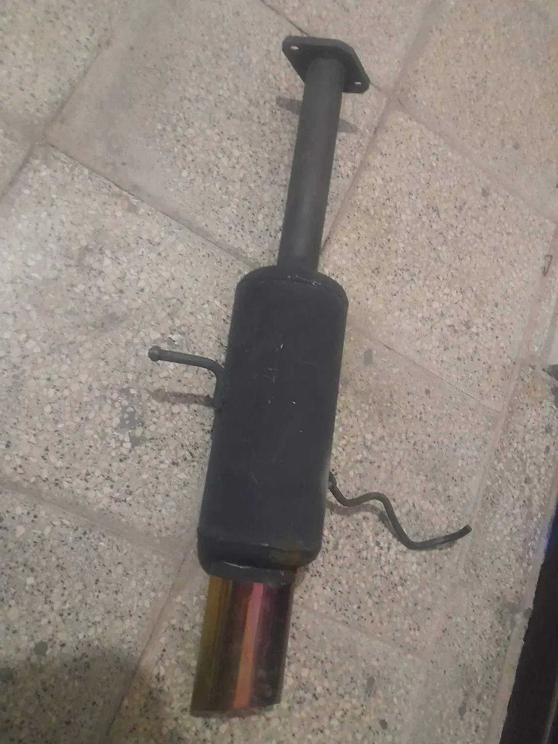 منبع اگزوز اسپرتی پراید تیبا ساینا|قطعات یدکی و لوازم جانبی|رباطکریم, رباطکریم|دیوار