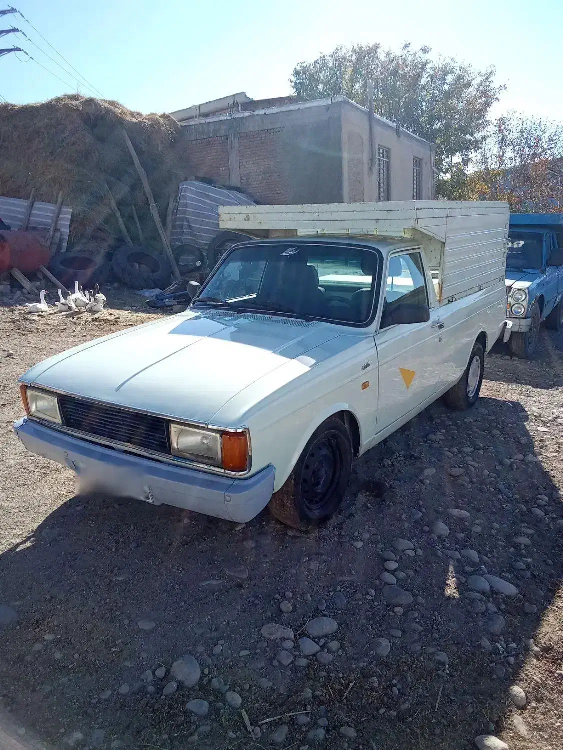 یک دستگاه وانت پیکان بی رنگ آخرای 91|خودرو سواری و وانت|مراغه, |دیوار