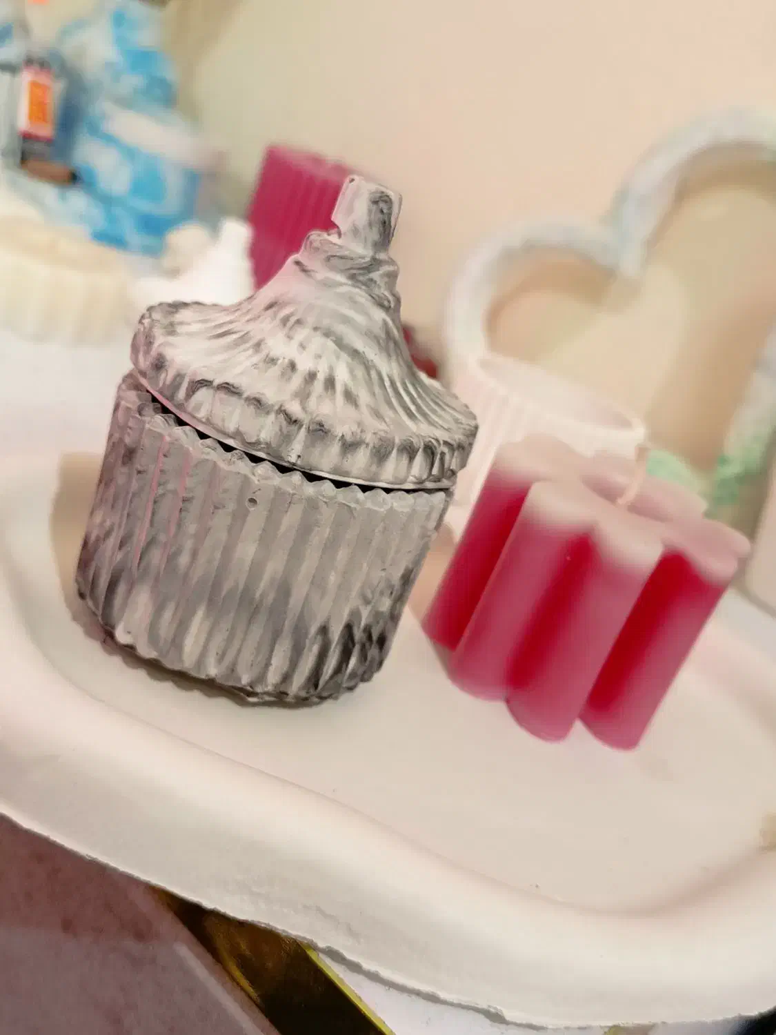 فروش کارای سنگ مصنوعی انواع دکوری و انواع شمع|صنایع دستی و سایر لوازم تزئینی|اهواز, نادری|دیوار