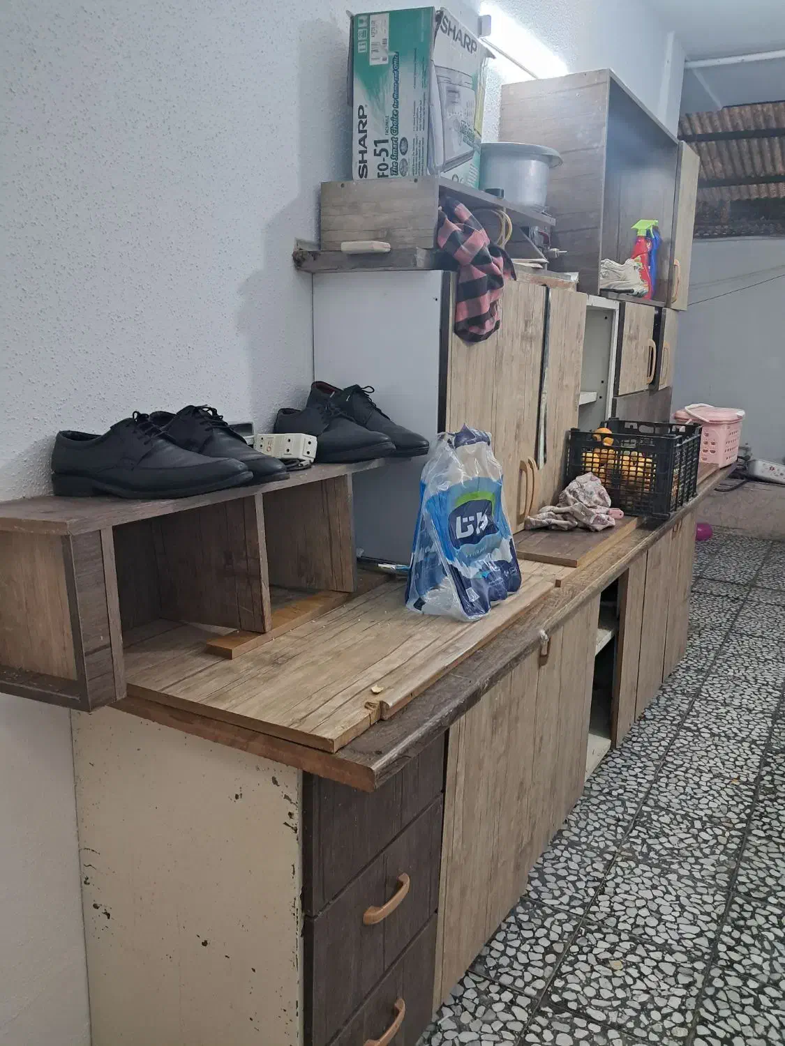 کابینت دست دوم با سینگ سالم|مصالح و تجهیزات ساختمان|آمل, |دیوار