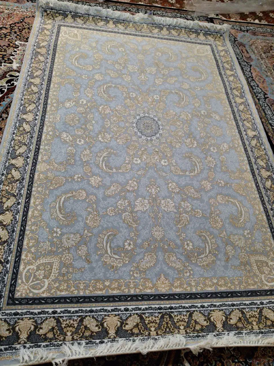 دو تخته فرش۶متری نو|فرش|نورآباد, |دیوار