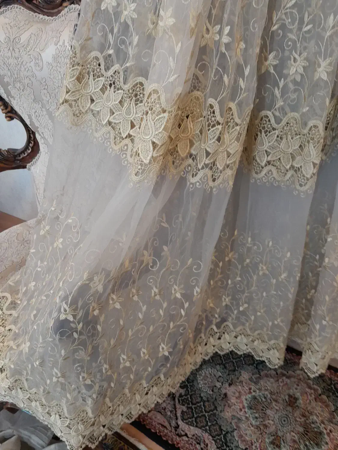 پارچه پرده|پرده، رانر، رومیزی|اردبیل, |دیوار